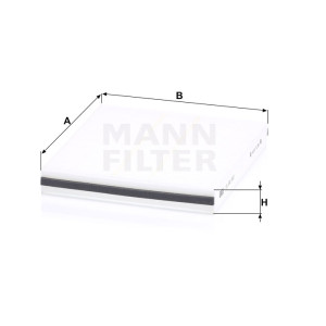 Фильтр салона MANN-FILTER CU 22 003